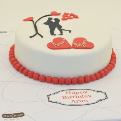 Valentine Shape Cake - 1